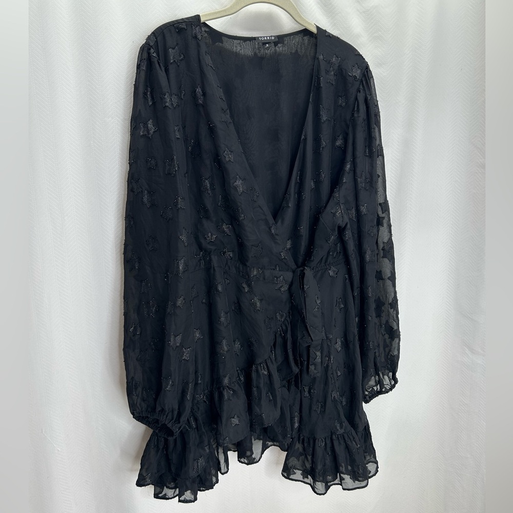 Torrid Elegant Black Mini Dress